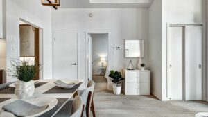 Appartement avec une décoration épuré et moderne