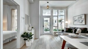 Appartement avec une décoration épuré et moderne