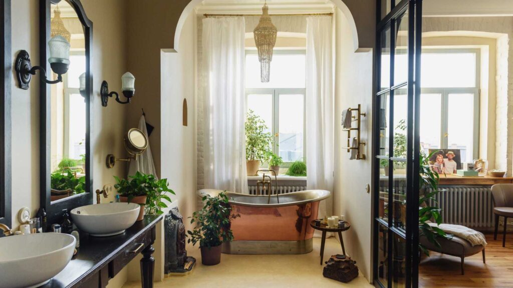 Salle de bain vintage