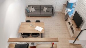 Salon d'un studio