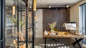 Espace bureau dans une villa