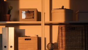 étagère de rangement